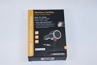 Monster IMOTION CARPLAY DIRECT CONNECT 3000 30-PIN IPOD IPHONE IPAD CHARGE PLAY • $9.77