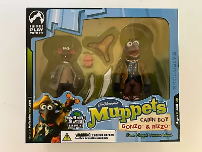 Palisades Cabin Boy Gonzo Rizzo Rat MUPPETS Treasure Island Action Figures (NIB) • $68.40