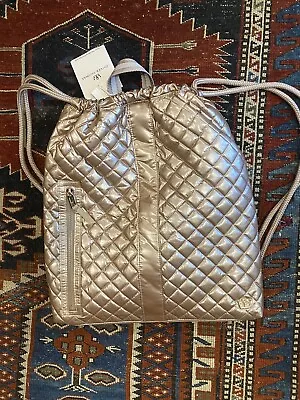 Oliver Thomas 24 & 7 In A Cinch Quilted Backpack Rose Gold NWT • $134.89