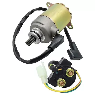 Starter For GY6 125CC 150CC ATV Quad 4 Wheelers SUNL Coolster Baja With Relay • $23.90