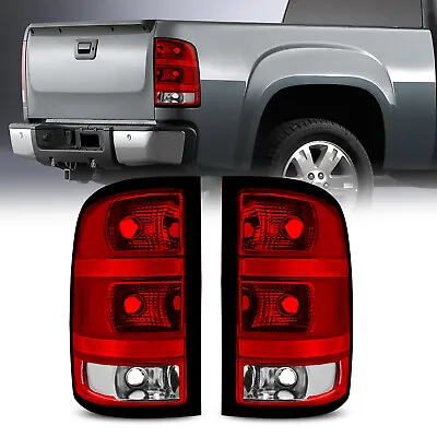 Pair Set Tail Lights Lamps Fit For GMC Sierra 2007-2013 1500 2500 3500HD  • $69.99