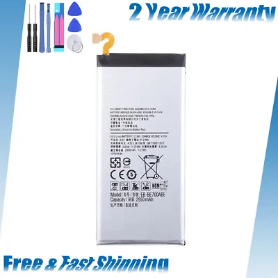 Battery For Samsung SM-E700F SM-E700F/DS SM-E700H EB-BE700ABE 2950mAh NEW • £14.98