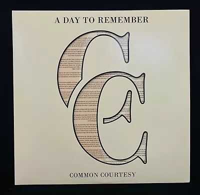 Common Courtesy - A Day To Remember (2XLP VINYL) (ADTR 003) • $144.84