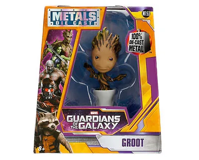 Marvel Guardians Of The Galaxy Potted Groot 4  Metals Die Cast Figure Jada M153 • £22.99