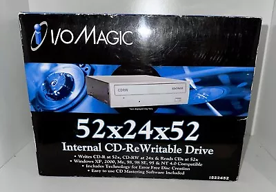 Vintage I/O Magic 52x24x52 Internal CD Rewritable Drive BRAND NEW SEALED! • $39.75