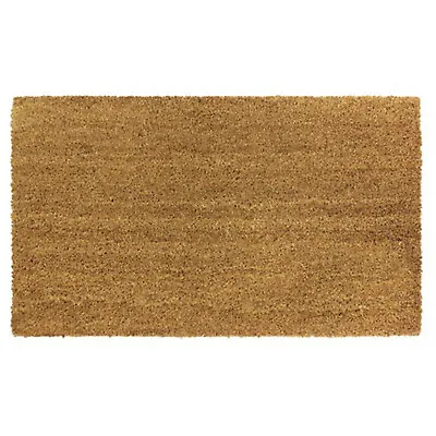 Heavy Duty Natural COIR Coconut Lobby Foyer Entrance Door Mat Matting 70 X 40cm • £10.99