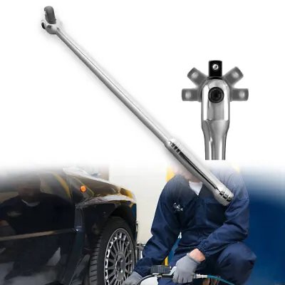 1/2 Inch Drive Breaker Bar Tool For Socket Wrench Cr-V Steel 24 Long Handle • $24.28