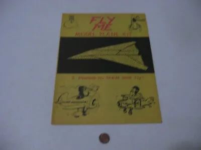 Vintage Paper Airplane Fly Me Model Plane Kit WWI German Fighter • $14.20