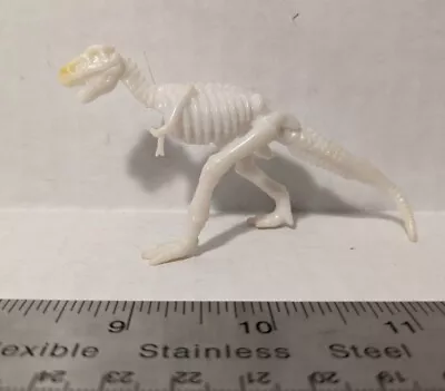 Vintage Plastic Tyrannosaurus Rex Dinosaur Fossil Skeleton Toy Figure • $11.99