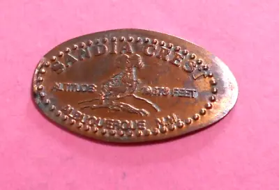 Sandia Crest Elongated Penny Albuquerque New Mexico USA Cent Souvenir Coin • $1.99