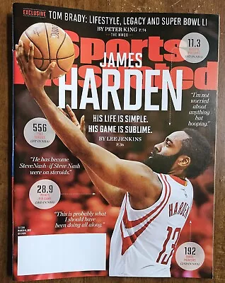 Sports Illustrated NBA Basketball James Harden Houston Rockets March 5 2017 • $2.99