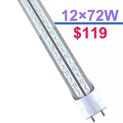 12x 4FT LED Light Bulbs G13 2Pin Fluorescent Replacement T8 T10 T12 Tube 6500K • $119.36