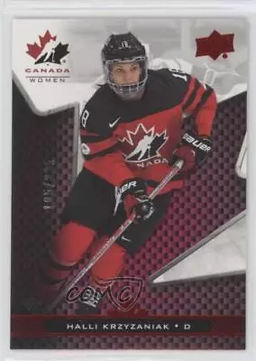 2018 Upper Deck Team Canada Juniors Exclusives /225 Halli Krzyzaniak #62 • $0.99