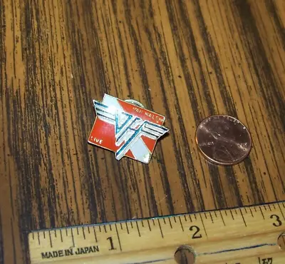 Van Halen Vintage 1980's Pin  Van Halen Live  (Small Pinback) • $10.25