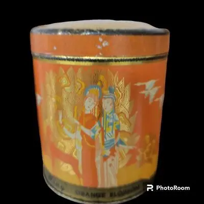 Vintage Chinese Tea Tin Ming Inc New York Orange Blossom • $13.20