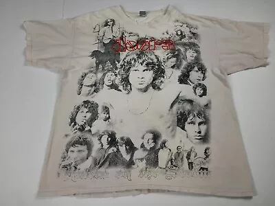 Vintage The Doors Lizard King  T- Shirt Embroidered Large/ XL 23  X 26   • $97.86