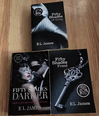 50 Shades Of Grey Darker & Freed Trilogy Book Set - E L James • £7.99