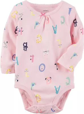 Carter's  Baby Girls' Long Sleeve Bodysuit   NB-24M  $5.99 • $5.99