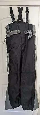 Mens XL Hein Gericke Hi Dry Zips Motorcycle Rain Pants With Cross Suspenders • $21
