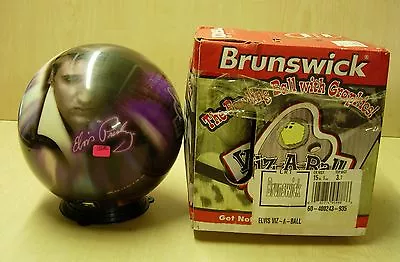 = 15# 5oz NIB Brunswick Viz-a-Ball 2003 ELVIS Bowling Ball NOS • $500