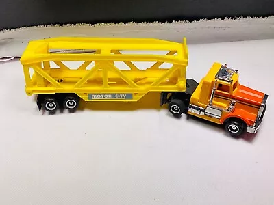 $5.99 • Buy RARE VINTAGE Tyco US1 Trucking Peterbilt Car Carrier OG GREAT CONDITION Runs Wel