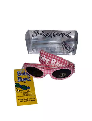 Baby Banz Adventurer Pink Sunglasses UVA UVB Sun Protection Boys Girls 2-5 Y • £12.50