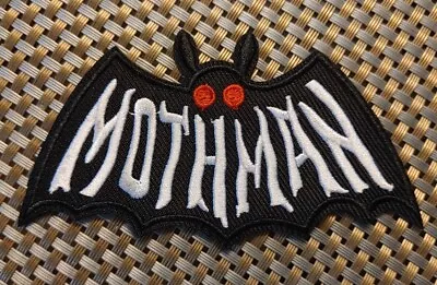 Mothman Monster Embroidered Patch Iron-On Sew-On US Ship Horror Monster Folklore • $4.25