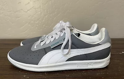 Puma G Vilas L2 Grey & White Size 8.5 Men’s Running Sneakers • $50