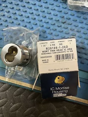 Kaba Ilco Thin Head Mortise IC Core Housing Satin Chrome R28106-1-26D • $9.99