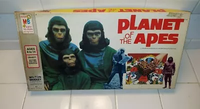 Vintage 1974 Milton Bradley Planet Of The Apes Board Game UNPUNCHED Complete NIB • $199.99