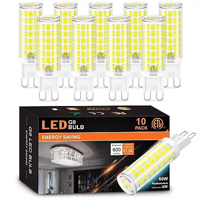 10 Pack G9 LED Bulb 5000K Daylight Hansnag 6W (60W Halogen Replacement) T4 Chan • $33.55