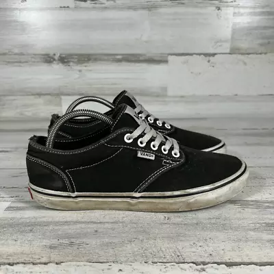 Vans 500714 Chukka Low Black White Lace Up Suede Skate Shoe Womens Size 8.5 • £12.73