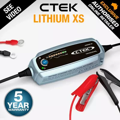 CTEK Lithium XS Smart Battery Charger 12V 5A Trickle Motorcycle Car Boat Bike • $219