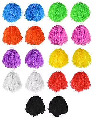 £61.99 • Buy 12 X Pairs Jumbo Usa Pom Poms Cheerleader Fancy Dress Dance Group Multipack Bulk