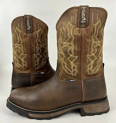 NEW Tony Lama Anchor Hickory Water Buffalo Boots Sz 10.5D Waterproof TW3415 Mens • $184.90