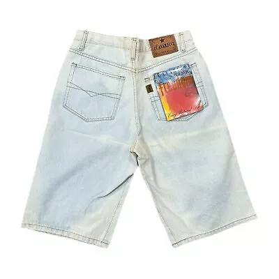 Vintage Z Cavaricci Shorts Mens 30 90s Streetwear Relaxed Fit Distressed Denim • $79.99