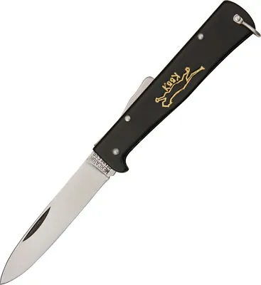 Otter-Messer Mercator German Made Black Cat Stainless Steel Lockback Folding Kni • $39.95