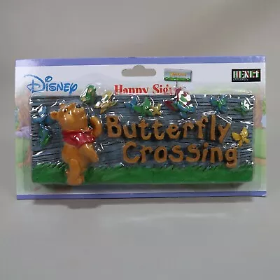 £14.55 • Buy Disney Pooh Henri Welcome Garden Stake/Wall Heavy Thick Durable Resin Plaque