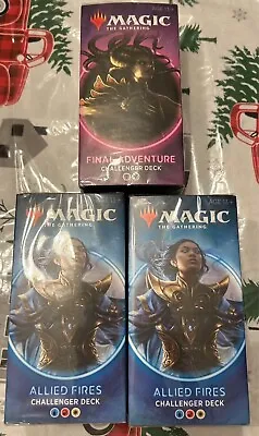 Magic The Gathering Allied Fires X2 And Final Adventure Challenger Decks • $75.87