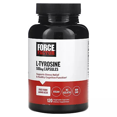 L-Tyrosine 1000 Mg 120 Vegetable Capsules (500 Mg Per Capsule) • $13.60