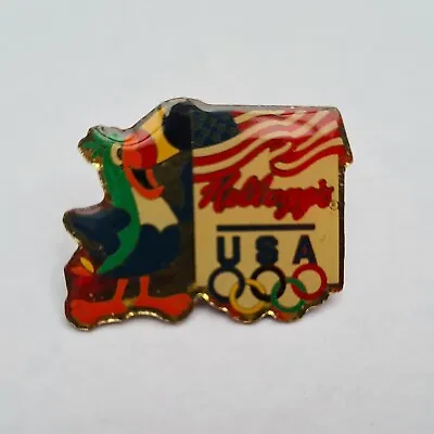 £14.99 • Buy Kelloggs Toucan USA Olympics Froot Loops Pin Badge Pins Lapel Pinbacks Mascot