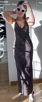 ZARA Women’s Slip Dress Leopard Print Spaghetti Straps Floaty XL BNWT • £29.99