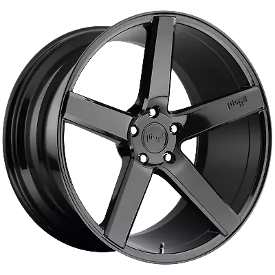 1 New 20X8.5 35 5X114.3 Niche 1PC M188 Milan Gloss Black Wheel/Rim • $392
