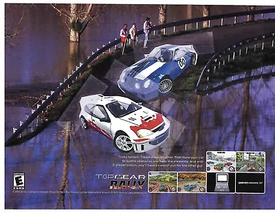2003 Top Gear Rally Nintendo GBA SP Racing Game Vintage Magazine Print Ad/Poster • $9.90