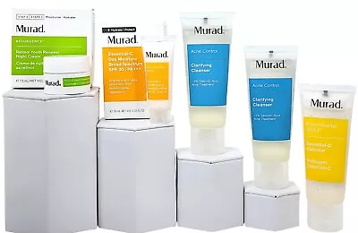 ×5Pc Murad Retinol Youth Renewal Night Cream Acne Clarifying Cleanser + MORE! • $24.99
