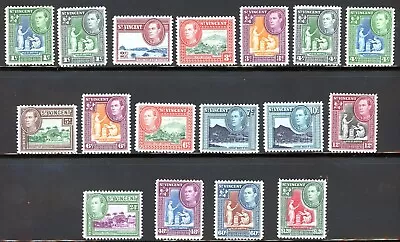 St Vincent 1949 George VI Short Stamp Set SG 164-175 Mint • $5.59