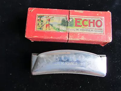 Vintage Harmonica M Hohner Echo Key C Curved Made In Germany • $19.99