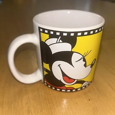 Vintage 1970’s Minnie Mouse Movie Reel Coffee Mug 12 Oz Disney JAPAN • $10
