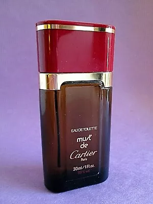 Must 2 De Cartier 1981 Vintage Eau De Toilette Splash 30 Ml 1 Oz Ligne Voyage • $245