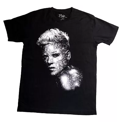 P!NK Pink 2023 Tour T-Shirt Black Tag Size Medium Graphic Double Sided Locations • $14.97